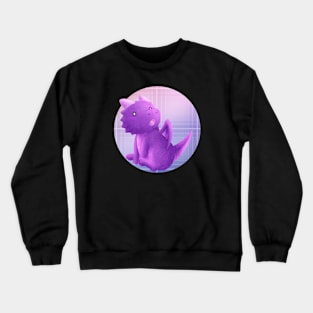 Kawaii Dragon 03 - With Background Crewneck Sweatshirt